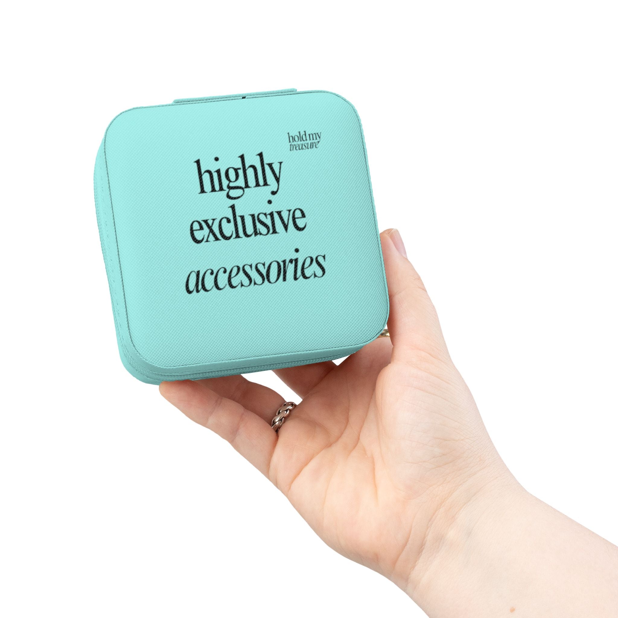 'Highly Exclusive Accessories' Hold My Treasure — Travel Jewelry Case, Compact Organizer
