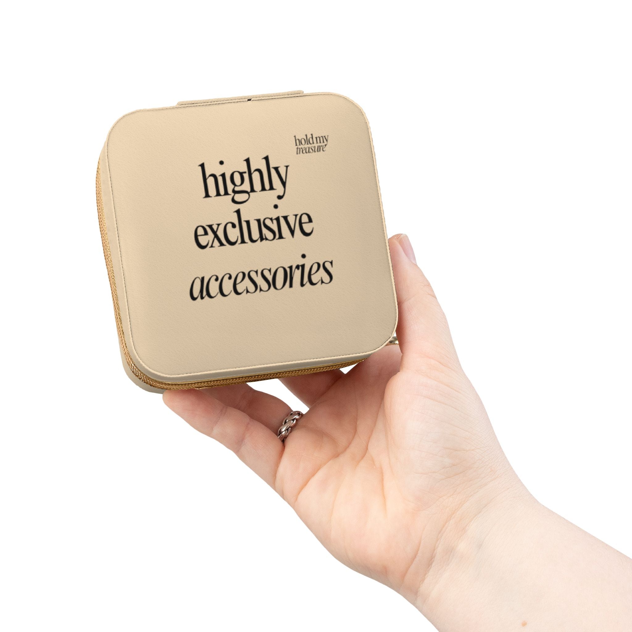 'Highly Exclusive Accessories' Hold My Treasure — Travel Jewelry Case, Compact Organizer