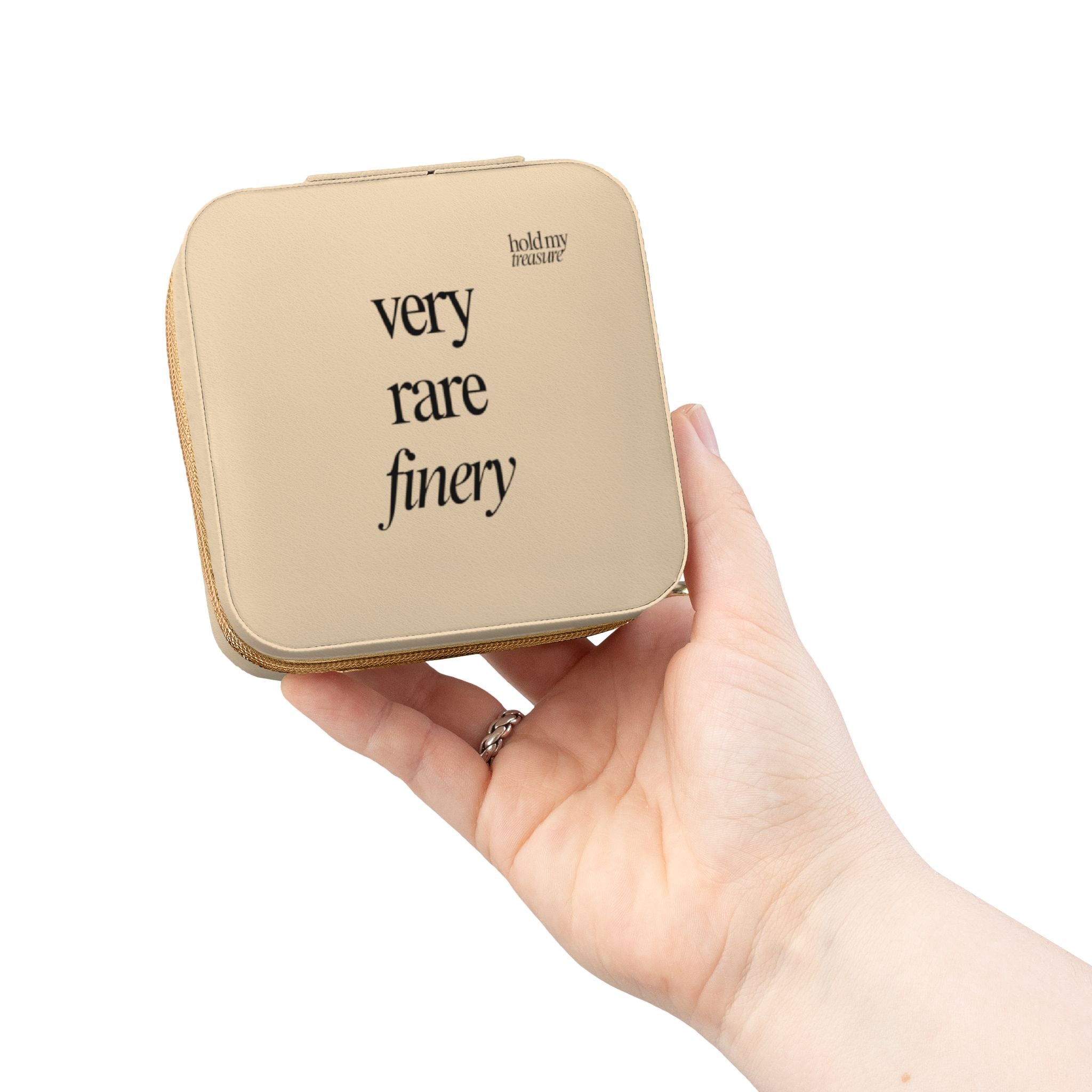 'Very Rare Finery' Hold My Treasure — Travel Jewelry Case, Compact Organizer