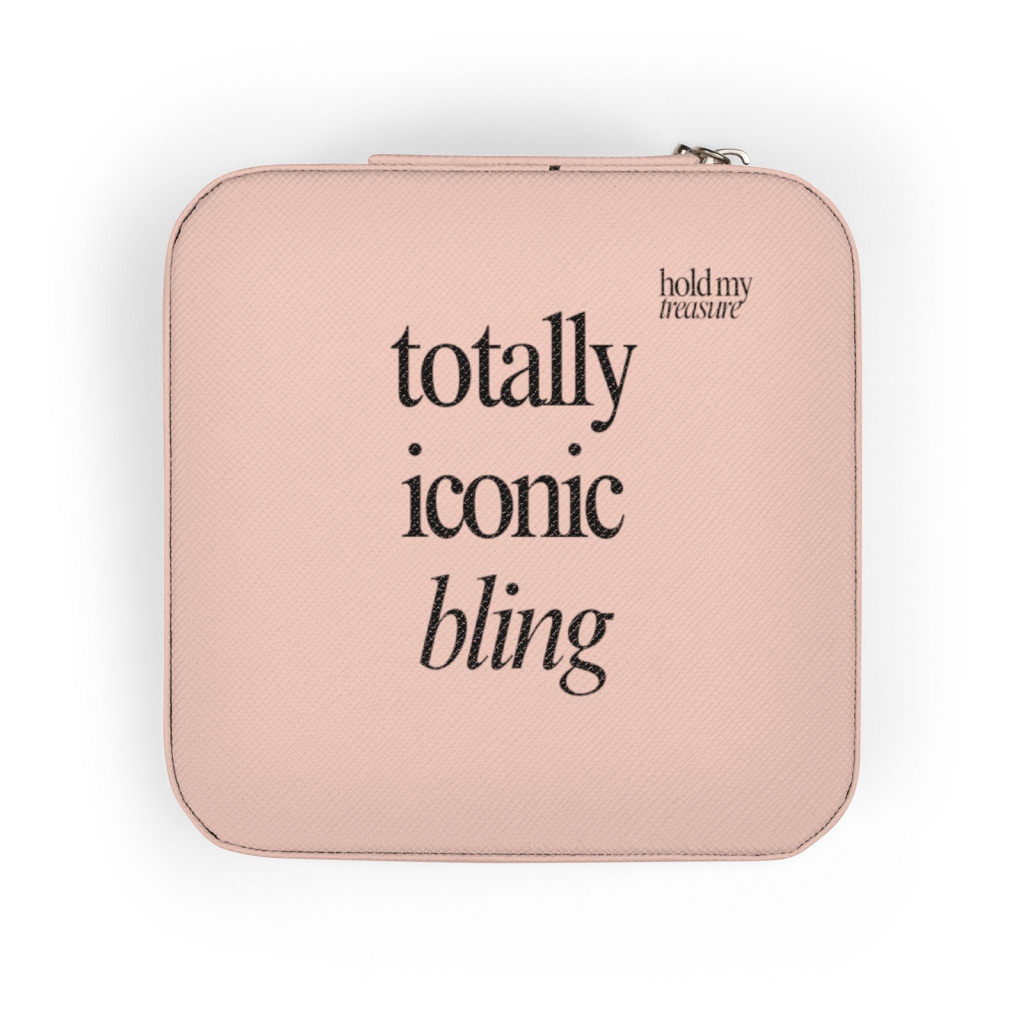 'Totally Iconic Bling' Hold My Treasure — Travel Jewelry Case, Compact Organizer