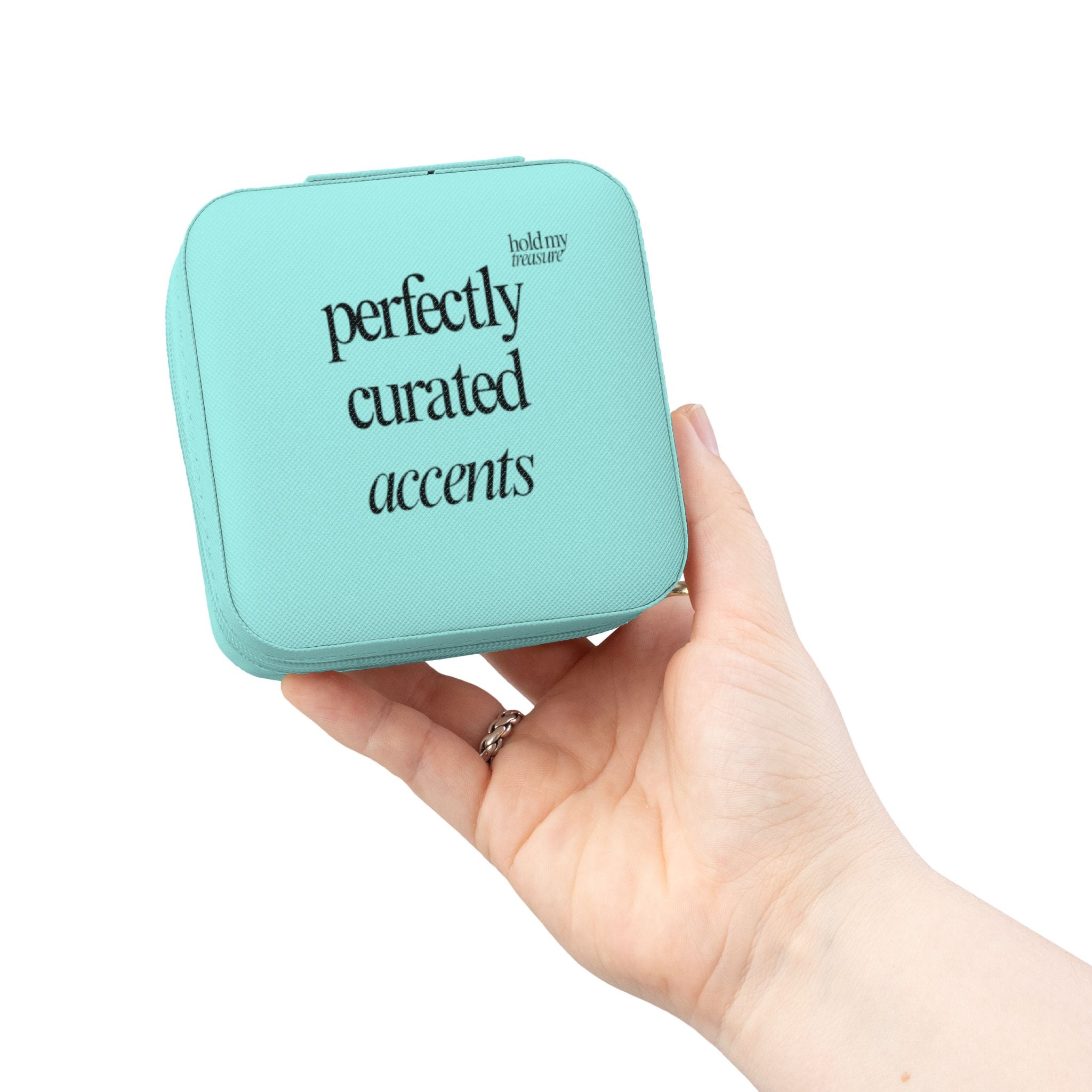 'Perfectly Curated Accents' Hold My Treasure — Travel Jewelry Case, Compact Organizer